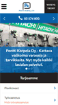 Mobile Screenshot of penttikorpelaoy.net